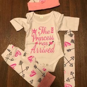4 piece baby Girl outfit